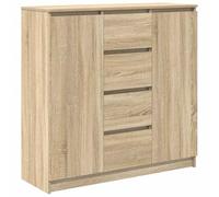 vidaXL Aparador con cajones Roble Sonoma 100,5x35x98,5 cm, Armario de almacenaje, Mueble aparador, Mueble de Pasillo, Mueble Buffet
