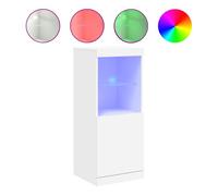 Vidaxl aparador con luces led blanco 41x37x100 cm