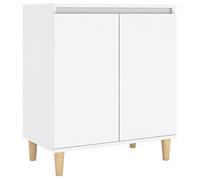 vidaXL Aparador con Patas Entrada Acento Pasillo Vestíbulo Recibidor Auxiliar Decoración Escritorio Mueble Contrachapada 60x35x70cm Madera Maciza