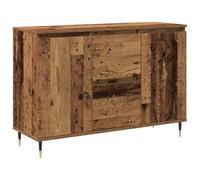 vidaXL Aparador de Madera Rústica con Gran Almacenamiento 120Cm Dos Puertas y un Cajón Acabado Envejecido Muebles para Comedor y Sala de Estar Buffet de Madera Natural