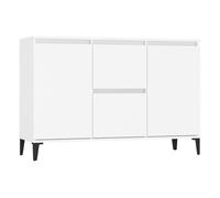Vidaxl aparador de madera contrachapada blanco 102x35x70 cm