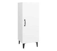 vidaXL Aparador Armario Auxiliar Alacena Mesa Consola Entrada Pasillo Vestíbulo Recibidor Mueble de Madera Contrachapada Blanco 34,5x34x90 cm