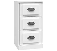 vidaXL Aparador de Madera contrachapada Blanco 36x35,5x67,5 cm