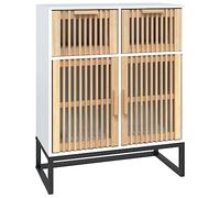 vidaXL Aparador de Madera contrachapada Blanco 60x30x75 cm