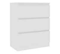 vidaXL Aparador de Madera contrachapada Blanco 60x35x76 cm