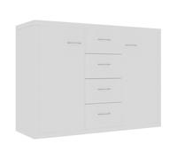 Vidaxl aparador de madera contrachapada blanco 88x30x65 cm