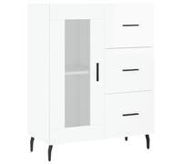vidaXL Aparador de Madera contrachapada Blanco Brillante 69,5x34x90 cm