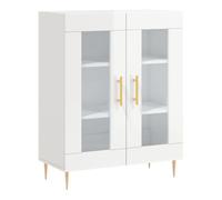 vidaXL Aparador de Madera contrachapada Blanco Brillante 69,5x34x90 cm