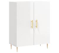 vidaXL Aparador de Madera contrachapada Blanco Brillante 69,5x34x90 cm
