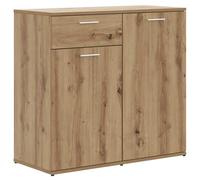 vidaXL Aparador de Madera contrachapada Color Roble Artesano