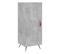 Vidaxl aparador de madera contrachapada gris hormigón 34,5x34x90 cm