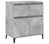 vidaXL Aparador de Madera contrachapada Gris hormigón 60x35x70 cm