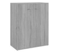 vidaXL Aparador Mueble Salón Sala Estar Almacenaje Armarios Flotante Dormitorio Casa Entrada Estante Cajón Madera Contrachapada Gris Sonoma