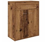 vidaXL Aparador de Madera contrachapada Madera Envejecida 60x30x75 cm, Armario, Armario de Almacenamiento, Armario Auxiliar, Armario aparador
