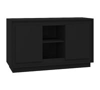 vidaXL Aparador de Madera contrachapada Negro 102x35x60 cm