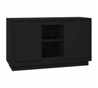 vidaXL Aparador de Madera contrachapada Negro 102x35x60 cm, Armario, Armario de almacenaje, aparador de Sala de Estar, Armario aparador