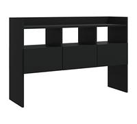 vidaXL Aparador de Madera contrachapada Negro 105x30x70 cm