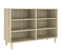 vidaXL Aparador de Madera contrachapada Roble Sonoma 103,5x35x70 cm