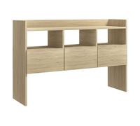 Vidaxl aparador de madera contrachapada roble sonoma 105x30x70 cm