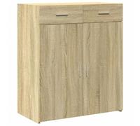 vidaXL Aparador de Madera contrachapada Roble Sonoma 80x42,5x93 cm, Armario, Armario de Almacenamiento, Armario Auxiliar, Armario aparador