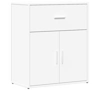vidaXL Aparador de Madera de ingeniería Blanco 60x31x70 cm, Armario de Almacenamiento, gabinete aparador, Mueble para Pasillo, Buffet