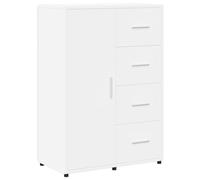 vidaXL Aparador de Madera de ingeniería Blanco 60x31x84 cm, Armario de Almacenamiento, gabinete aparador, Mueble para Pasillo, Buffet