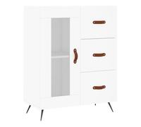 Vidaxl aparador de madera de ingeniería blanco 69,5x34x90 cm