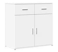 Vidaxl aparador de madera de ingeniería blanco 79x38x80 cm