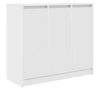 vidaXL Aparador de Madera de ingeniería Blanco 85x34x76 cm, Armario de almacenaje, Mueble aparador, Mueble de Pasillo, Buffet