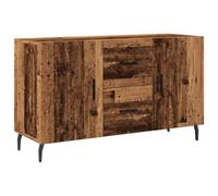 vidaXL Aparador de Madera de ingeniería Envejecida 100x36x60 cm, Armario de almacenaje, Mueble aparador, Armario, Armario bufé, aparador con cajones
