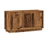 Vidaxl aparador de madera de ingeniería envejecida 102x35x55 cm