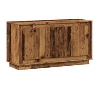 Vidaxl aparador de madera de ingeniería envejecida 102x35x55 cm