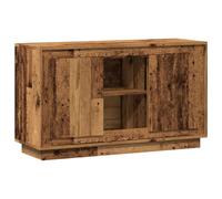 Vidaxl aparador de madera de ingeniería envejecida 102x35x60 cm