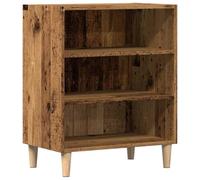 vidaXL Aparador de Madera de ingeniería Envejecida 57x35x75 cm, Armario de almacenaje, Mueble aparador, Armario de Pasillo, bufé