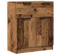 vidaXL Aparador de Madera de ingeniería Envejecida 60x30x70 cm