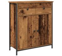 vidaXL Aparador de Madera de ingeniería Envejecida 70x41x56 cm, aparador, Armario de Cocina, Armario de salón, Armario de Almacenamiento