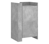 vidaXL Aparador de Madera de ingeniería Gris hormigón 45x35x75 cm, Armario, Armario de Almacenamiento, Armario Auxiliar, Armario aparador