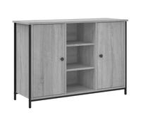 vidaXL Aparador de madera de ingeniería Gris Sonoma 100x35x70 cm