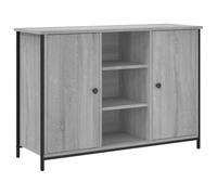 vidaXL Aparador de madera de ingeniería Gris Sonoma 100x35x70 cm