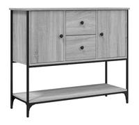vidaXL Aparador de Madera de ingeniería Gris Sonoma 100x36x85 cm