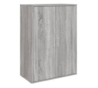 Vidaxl aparador de madera de ingeniería gris sonoma 60x31x84 cm