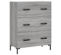 vidaXL Aparador de Madera de ingeniería Gris Sonoma 69,5x34x90 cm