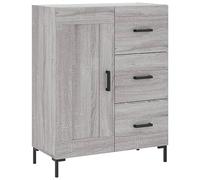 vidaXL Aparador de Madera de ingeniería Gris Sonoma 69,5x34x90 cm