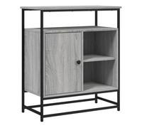 vidaXL Aparador de Madera de ingeniería Gris Sonoma 90x34x80 cm