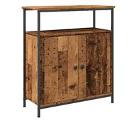 vidaXL Aparador de Madera de ingeniería Madera Envejecida 70x30x80 cm, Armario de almacenaje, Mueble aparador, Mueble de almacenaje de Cocina, bufé