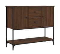 Vidaxl aparador de madera de ingeniería marrón roble 100x36x85 cm