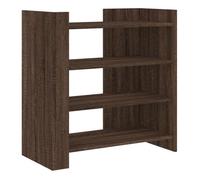Vidaxl aparador de madera de ingeniería marrón roble 73,5x35x75 cm