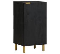 vidaXL Aparador de Madera de ingeniería Negro 40x33x75 cm, Armario de Almacenamiento, Armario aparador, Armario de Pasillo, Buffet