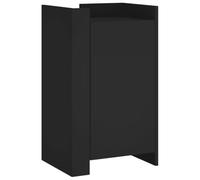 vidaXL Aparador de Madera de ingeniería Negro 45x35x75 cm, Armario, Armario de Almacenamiento, Armario Auxiliar, Armario aparador, Armario Alto