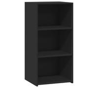 vidaXL Aparador de Madera de ingeniería Negro 45x41x93 cm, Armario, Armario de Almacenamiento, Armario Auxiliar, Armario aparador, Armario Alto